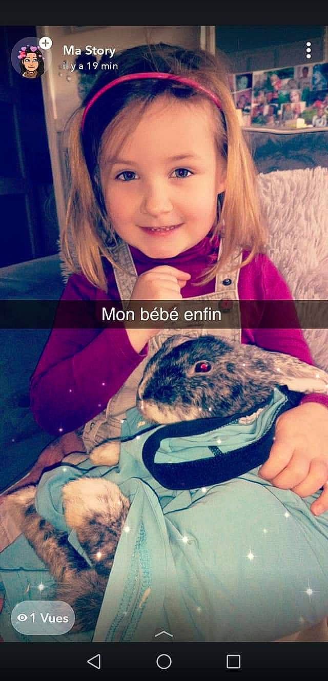 Iness a rejoint le concours — aidez-le/la à gagner de superbes lots ! canidae, child, dog_breed, head, joy, person, play, puppy, sitting, smile, toddler