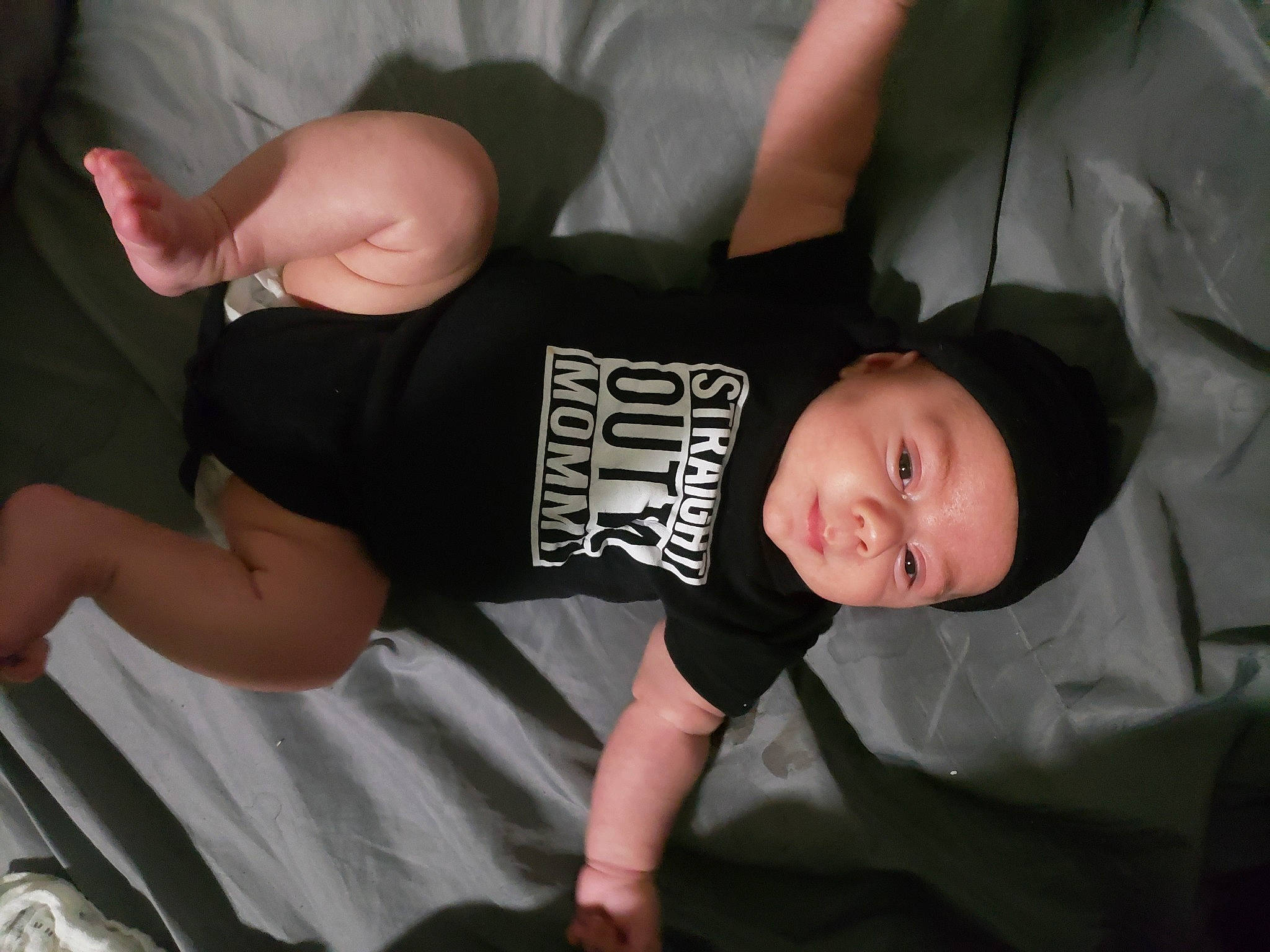 Creed joined the competition — help win amazing prizes! baby, baby_toddler_clothing, chest, comfort, elbow, finger, flash_photography, fun, hat, headwear, human_leg, joint, knee, leg, person, sleeve, sportswear, t_shirt, thigh, toddler