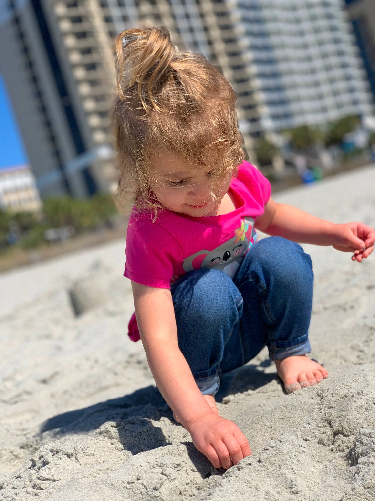 Aubree joined the competition — help win amazing prizes! barefoot, beach, beauty, body_of_water, city, denim, foot, fun, grass, hand, happy, leg, leisure, people_in_nature, people_on_beach, person, sand, summer, t_shirt, thigh