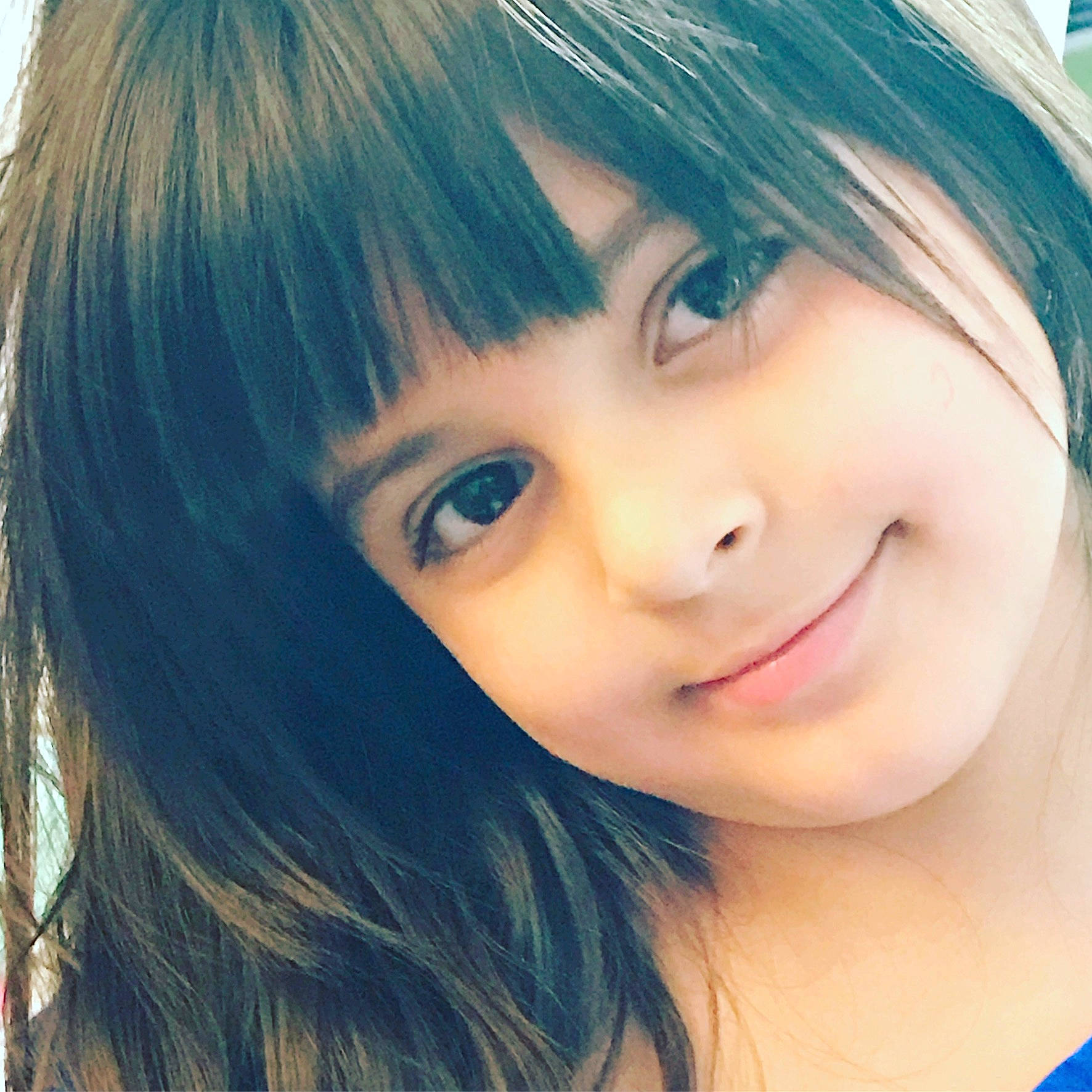 Ezrihana is registered to the contest to win money with this photo: bangs, beauty, black_hair, blue, cheek, chin, cool, eye, eyebrow, face, forehead, hair, hair_coloring, hairstyle, head, joy, layered_hair, lip, nose, person