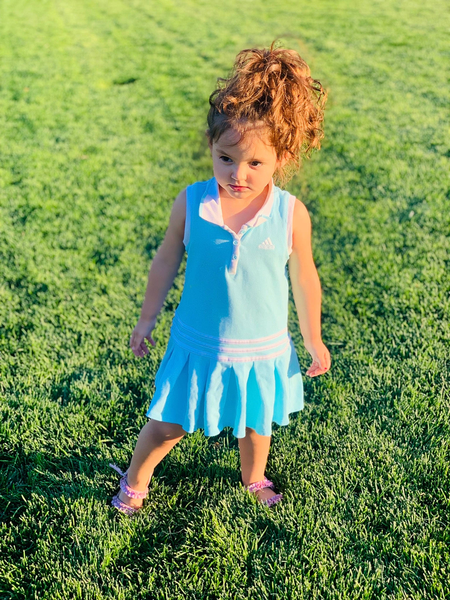 Ezabella joined the competition — help win amazing prizes! child, dress, fun, grass, grass_family, grassland, green, happy, lawn, meadow, pattern, people_in_nature, person, plant, play, sky, smile, spring, summer, toddler