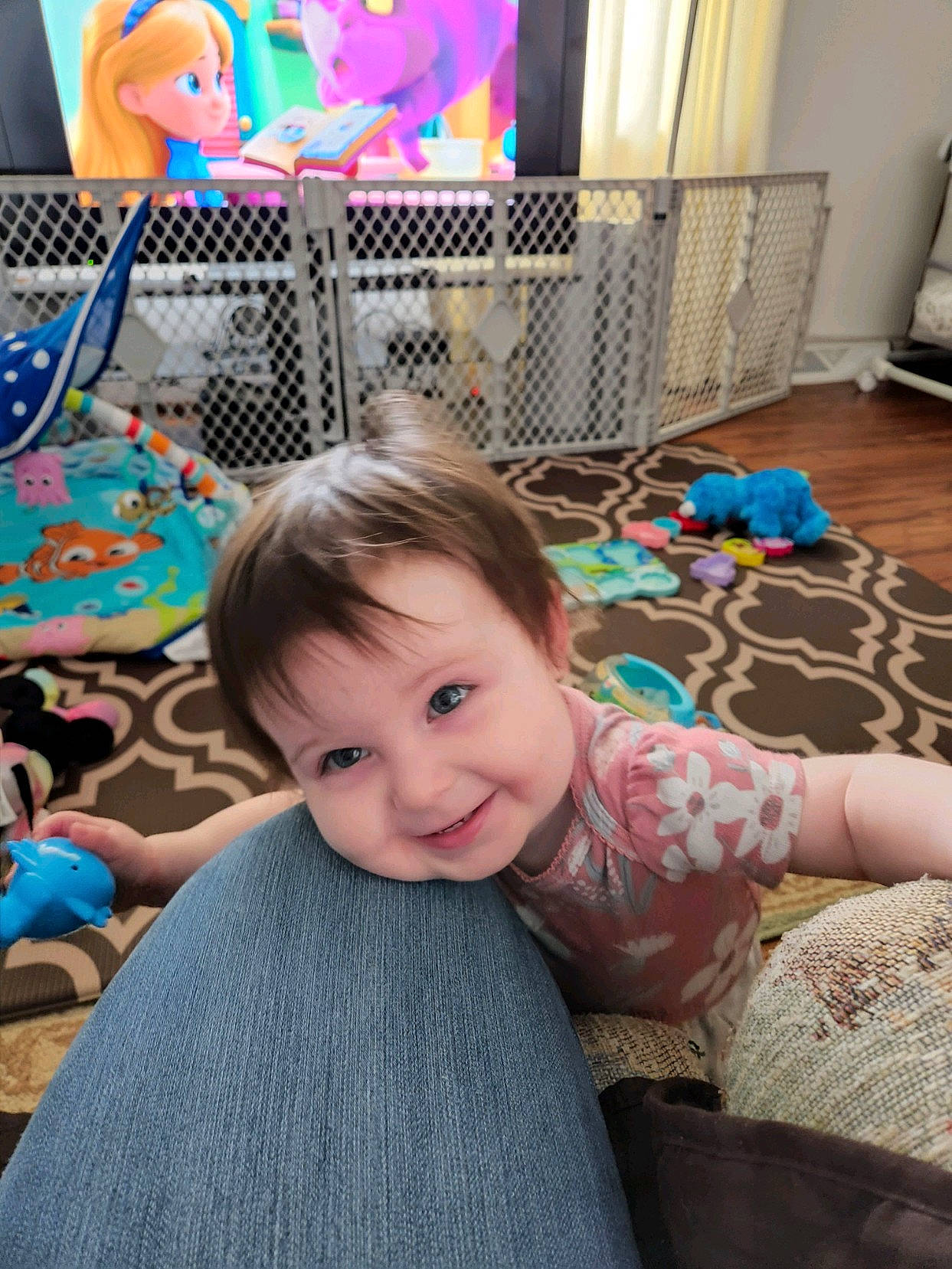 Shelby joined the competition — help win amazing prizes! art, artist, baby, baby_toddler_clothing, black, blue, cheek, child, event, floor, flooring, fun, happy, iris, joy, person, pink, room, skin, smile