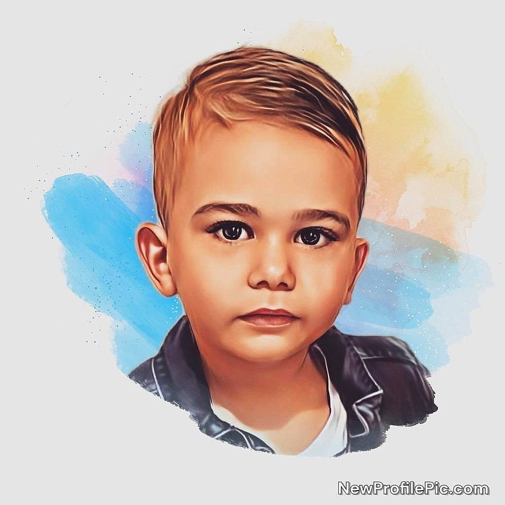 Sacha participe au concours pour gagner de l'argent avec cette photo : art, cheek, chin, cool, drawing, electric_blue, eyebrow, eyelash, flash_photography, fun, gesture, happy, illustration, jaw, no_expression, nose, paint, painting, person, toddler