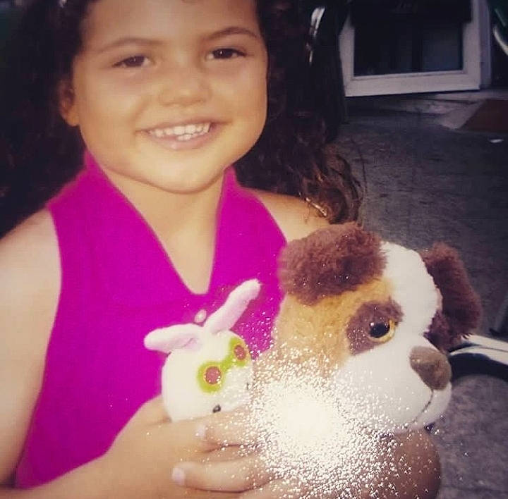 Alexia joined the competition — help win amazing prizes! beauty, child, companion_dog, ear, eye, facial_expression, fawn, finger, hair, happy, head, headwear, joy, nose, organ, person, pink, skin, smile, snapshot